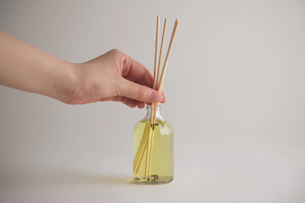擴香瓶竹棒的倒轉使用